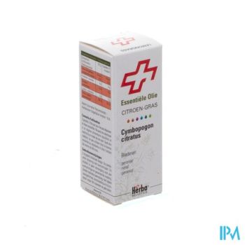Citroengras Blad Herba Helv. Ess Olie 10ml