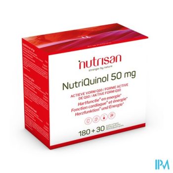 Nutriquinol 50mg 180+30 Gratis Softgels   Nutrisan