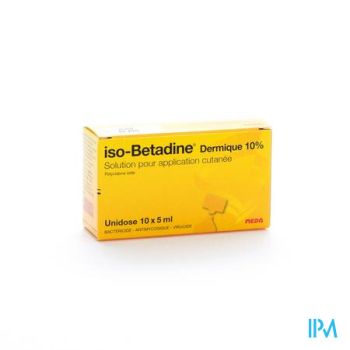 Iso Betadine Derm 10% Unidose Fl 10x5ml