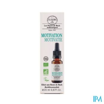 Elixirs Bio Bach Bloemen Complex Motivatie 20ml