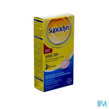Supradyn Vital 50+ Nf Bruistabletten 30