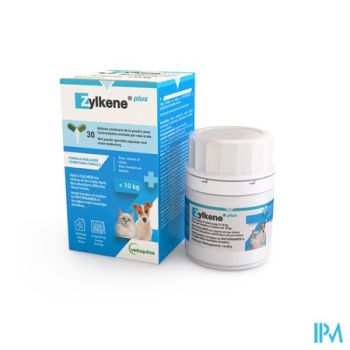 Zylkene Plus Honden Katten 75mg <10kg Caps 30