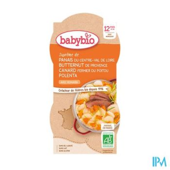Babybio Mon Ptit Plat Polenta Wortel Pastin. 230g