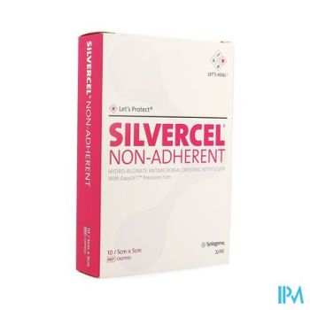 Silvercel Na Hydroalginaat Verb 5x5cm 10 Cad7050