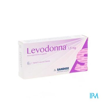 Levodonna 1,5mg Sandoz Comp 1 X 1,5mg