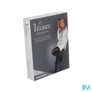 Veinax Kniekous Kleine Diamant 2 Lang Zwart Maat2
