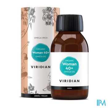 Viridian Organic Woman 40+ Omega Olie 200ml