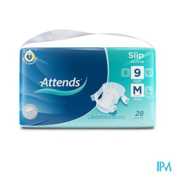 Attends Slip Active Medium 1X28