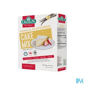 Orgran Mix Vanillecake 375g 4500 Revogan