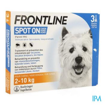 Frontline Spot On Hond 2-10kg Pipet 3x0,67ml
