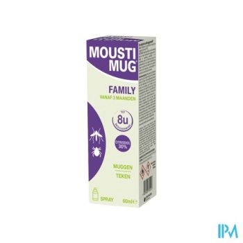 Moustimug Citriodiol 30% Family Spray 60ml