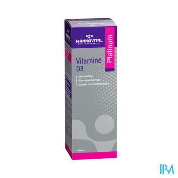 Mannavital Vitamine D3 Platinum Druppels 100ml