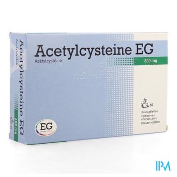Acetylcysteine Eg 600mg Bruistabl 60x600mg