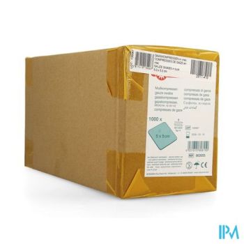 Noba Gaaskompres 5x 5cm Vrac 1000 9300200