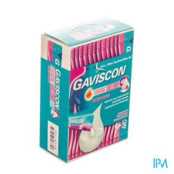 Gaviscon Antireflux Antizuur Orale Susp Zakje 24