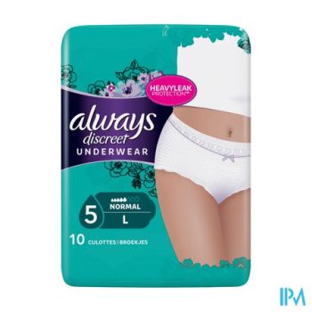 Always Discreet Incontinence Pants l Lage Taille10