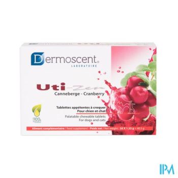 Dermoscent Uti-zen Hond Kat Tabl 30