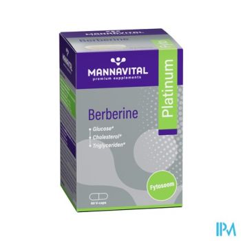 Mannavital Berberine Platinum V-caps 60