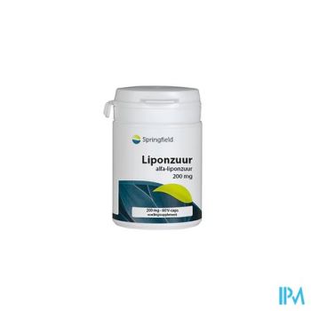 Alpha Liponzuur 200mg Springfield V-caps 60x200mg