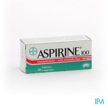 Aspirine 100mg Comp 30