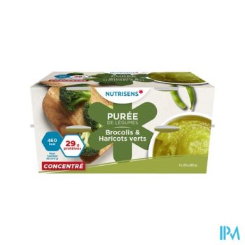 Groentepuree Broccoli-groene Boontjes 4x200g