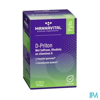Mannavital D-priton V-caps 60