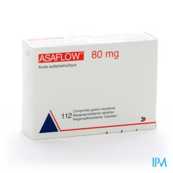 Asaflow 80mg Maagsapres Comp Bli 112x 80mg