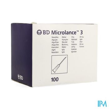 Bd Microlance Naald Hypoderm. 27g 1/2 Ster 100