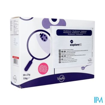 Pku Explore 10 Framboos Pdr Zakje 30x25g