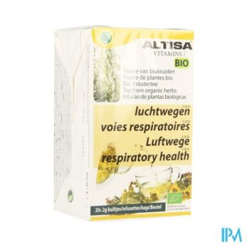 Altisa Tisane Luchtwegen Bio 20x2g
