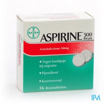 Aspirine 500mg Comp Eff 36