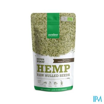 Purasana Vegan Hennepzaden 200g Be-bio-02