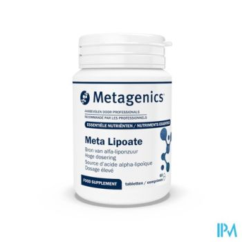 Meta Lipoate Pot Tabl 60 Metagenics