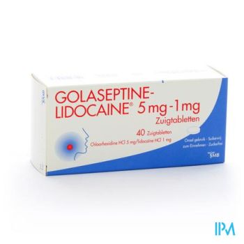 Golaseptine Lidocaine Zuigtabl 40