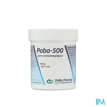 Paba Caps 100x500mg Deba