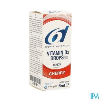 6d Sixd Vitamin D3 Drops Cherry 5ml