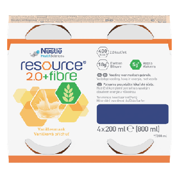 Resource 2.0 Fibre Vanille 4x200ml 12100793
