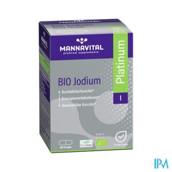 Mannavital Jodium Platinum Bio V-caps 90