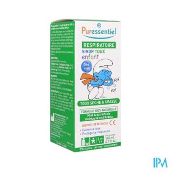 Puressentiel Ademhaling Hoestsiroop Kind 140ml