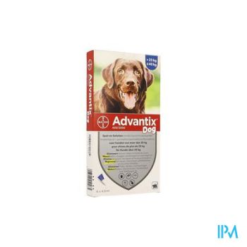 Advantix 400/2000 Honden 25<40kg Fl 6x4,0ml