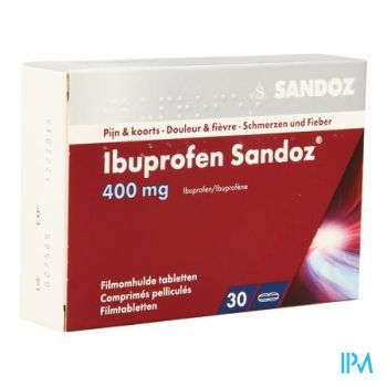 Ibuprofen Sandoz 400mg Comp Pell 30x400mg