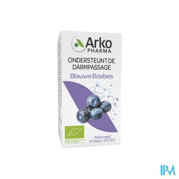 Arkocaps Blauwe Bosbesvrucht Bio Caps 40 Nf