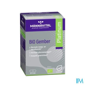 Mannavital Gember Platinum V-caps 90