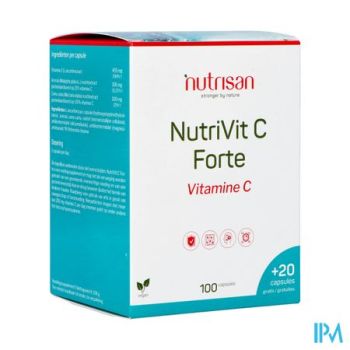 Nutrivit C Forte V-caps 100+20 Gratis Nutrisan
