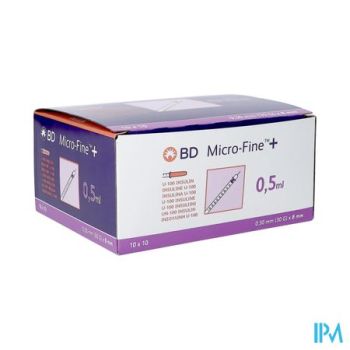 Bd Microfine+ Ins.spuit 0,5ml 30g 8,0mm100 324825
