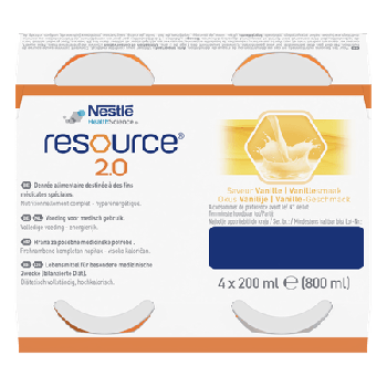 Resource 2.0 Vanille 4x200ml 12100535