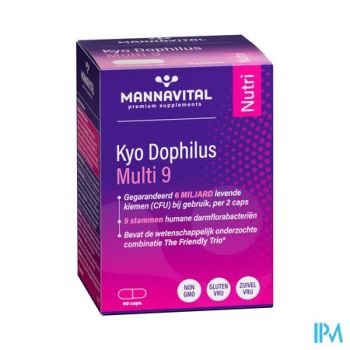 Mannavital Kyodophilus Multi 9 Caps 60