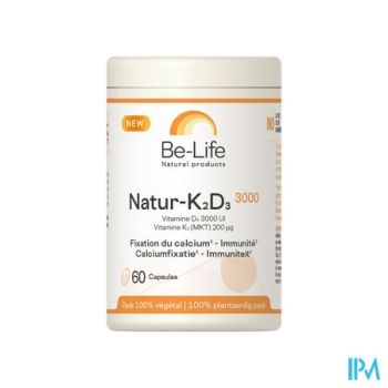 Natur K2 D3 3000 Be Life Caps 60