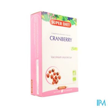 Superdiet Cranberry Bio Conf.urinair Amp 20x15ml