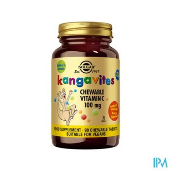 Solgar Kangavites Chew. Vit.c Kauwtablet 90x100mg